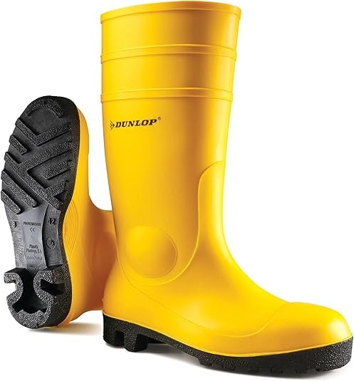 STIVALE PVC ANTINFORTUNIO WORK-ITS DUNLOP - GIALLO S5 39- 1 paia