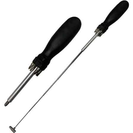 CACCIAVITE CON INSERTI TELESCOPICO 7 pezzi