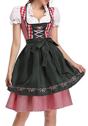 Costume Oktoberfest Dirndle - Tuta con gonna - Multifunzionale - Dimensioni S-2XL - Realizzato in Poliestere di alta qualità