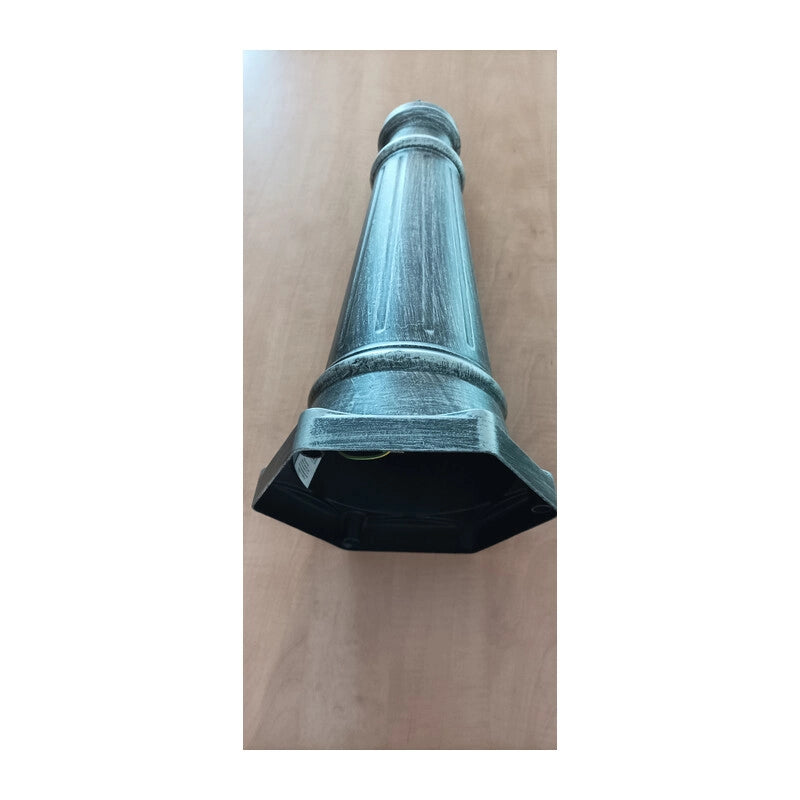 Ricambio Base per Lampione New York H 200 cm a 2 Luci Grigio