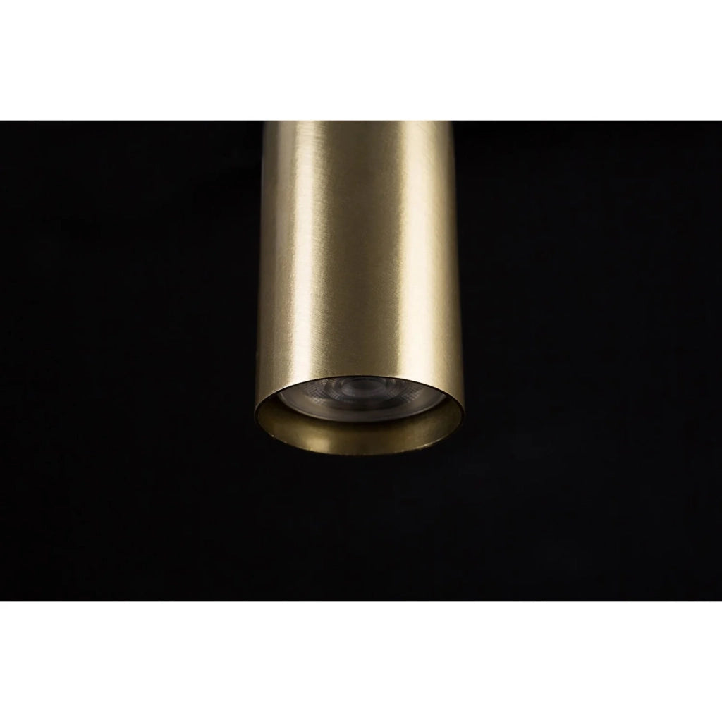 Plafoniera Minimal Tenjin Acciaio Bianco 3 Luci Gu10 Ip20