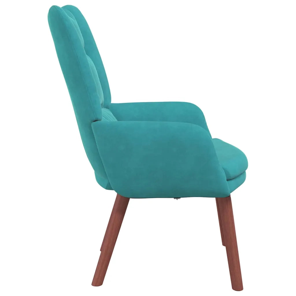 Divano Sedia-Poltrona Turchese 63 x 67 x 94 cm Velluto 780658