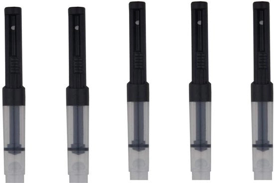 Convertitore Inchiostro 0.34cm - 0.26cm Calibro - 5 Pezzi - Preciso Flusso Inchiostro - Accessorio per Penna - Inchiostro da Riempire - Penna da Inserire