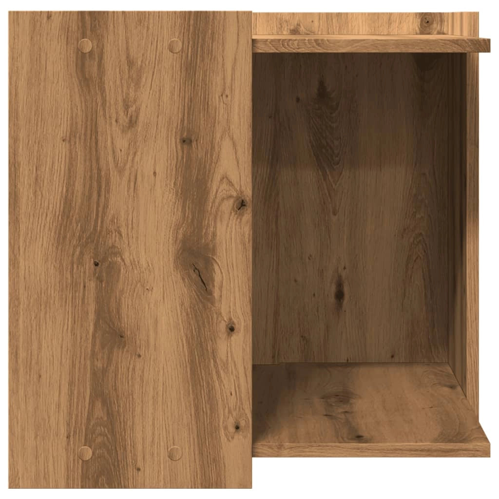 Mobiletto per lettiera per gatti fatto a mano 53 x 53 x 51 cm marrone 02_0043306