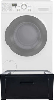 Elevatore per Lavatrice - Elevatore per Lavatrice con Carrello - Sottoscala per Lavatrice con Capacità di Carico fino a 150 KG - Cassetto per Lavatrice - Convertitore per Lavatrice - 63 x 31,5 x 54 cm - Nero