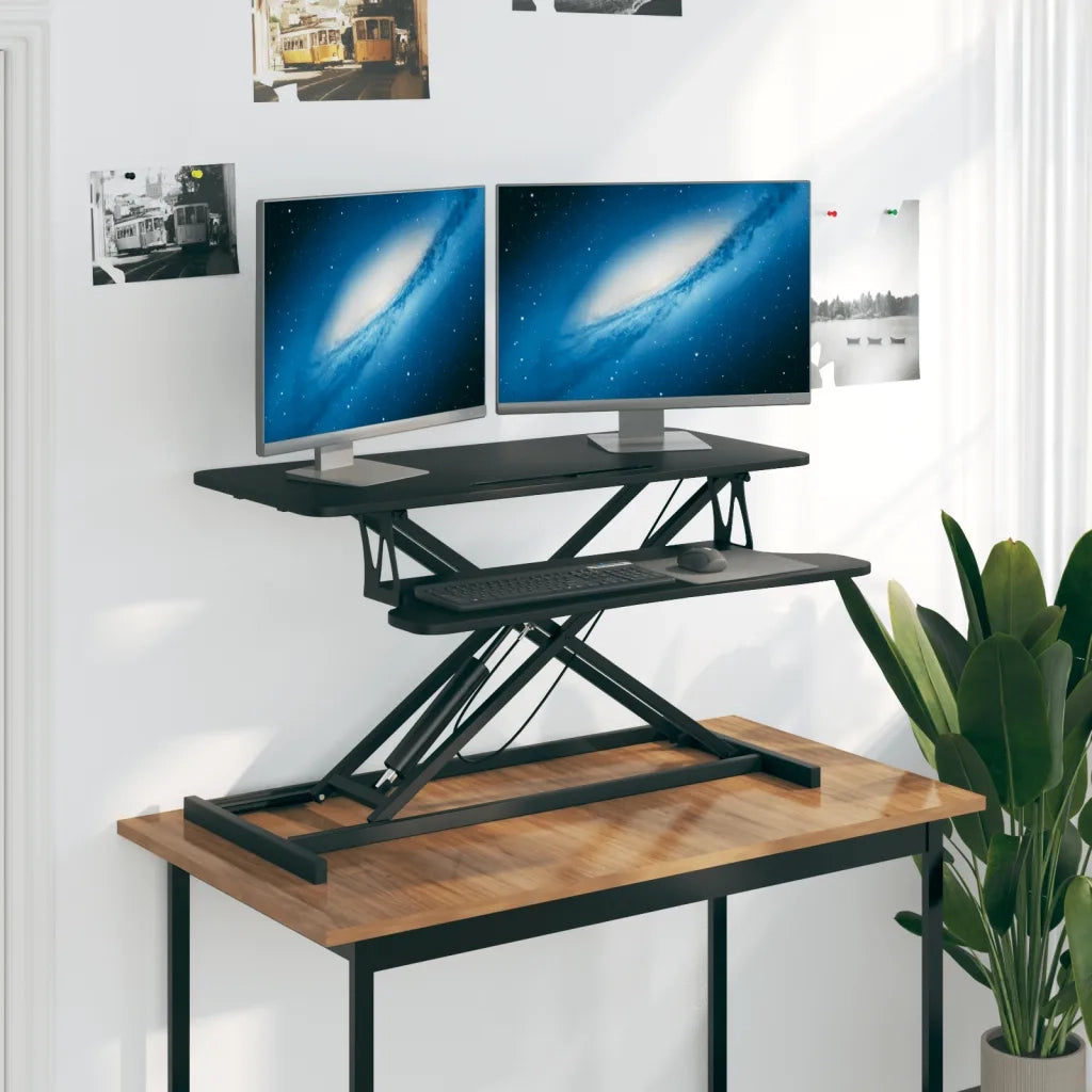 Banco da Lavoro Regolabile 90x40x(13-50) cm in Acciaio e Legno 336400