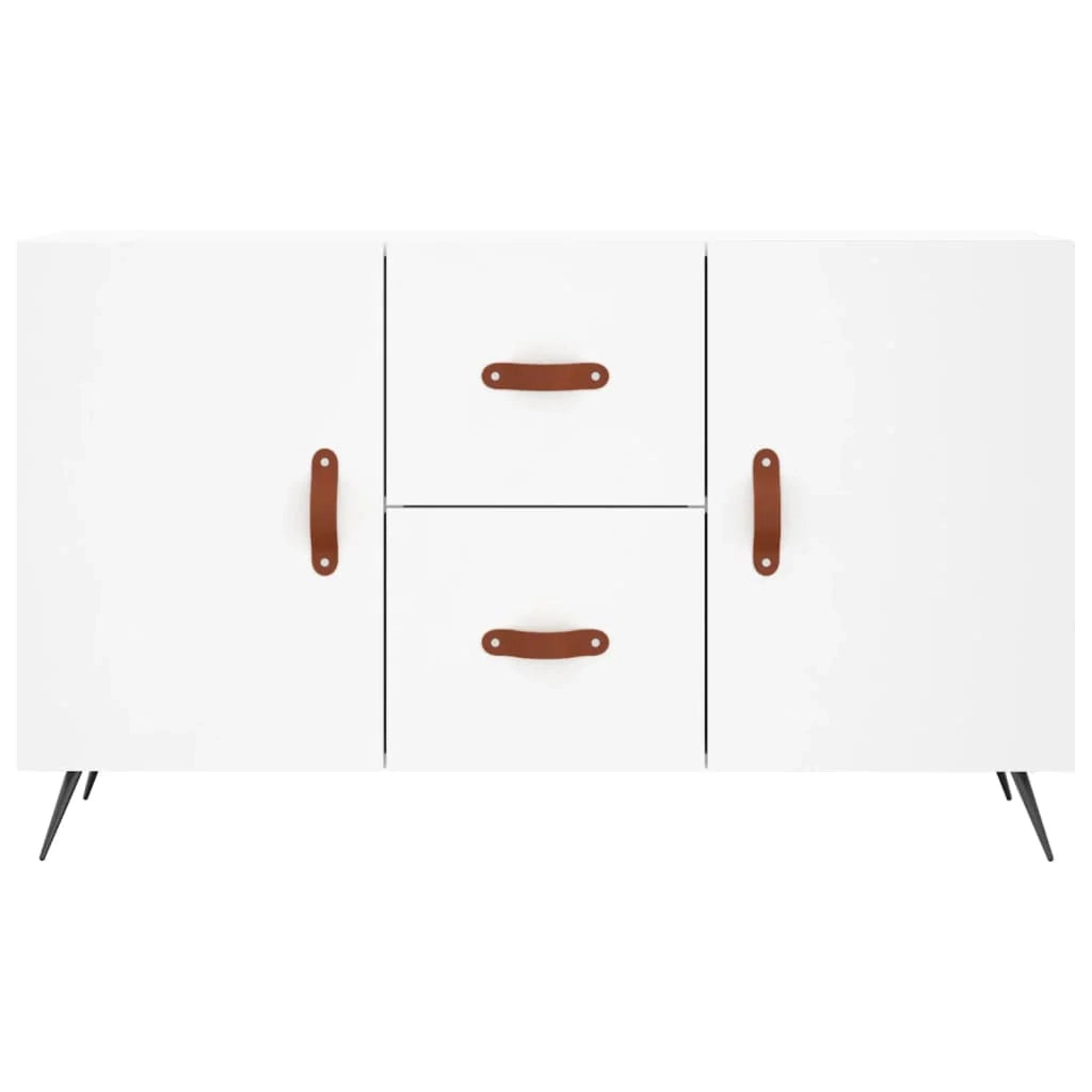 Buffet credenza cassettiera armadio mobile contenitore organizer per cucina soggiorno salotto 100 x 36 x 60 cm legno ingegnerizzato bianco 02_0030162