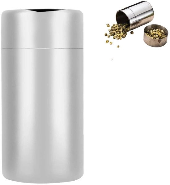 Tazza per Tè in Acciaio Inossidabile - Contenitore Portatile per Tè - Conservazione Tè in Polvere - Contenitore Aria Esterne - 550ML - Accessorio Cucina Pratico