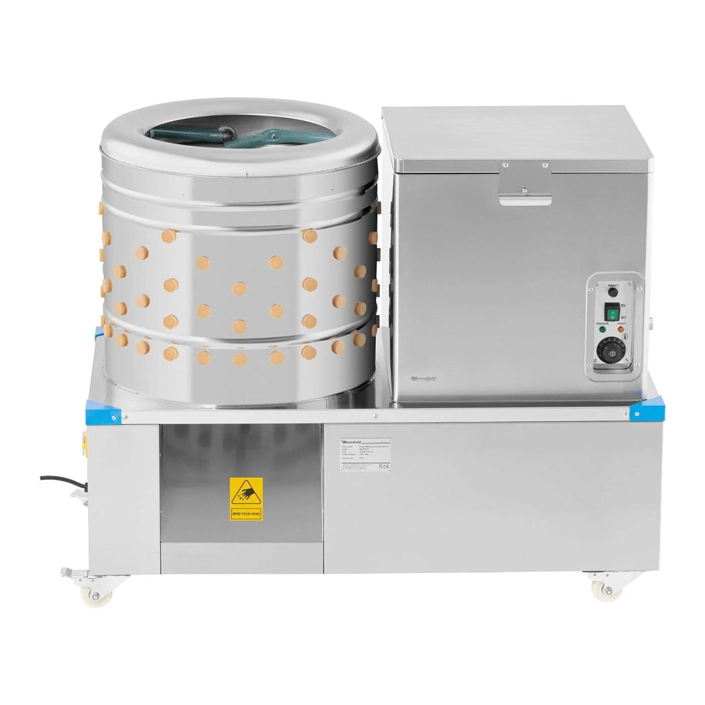 Spiumatrice con scottatore a tamburo da 60 cm - 5 - 6 polli/min 14_0005689