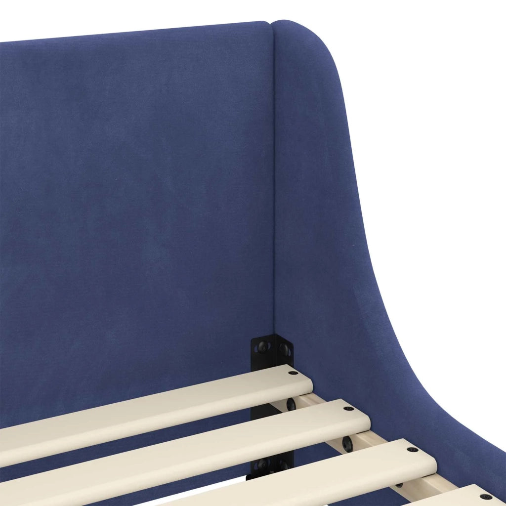 Struttura letto per bambini con testata-Giroletto per bambini Blu Polizia 70 x 140 cm 459955