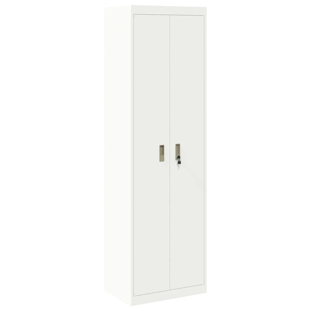 Armadio Bianco 60 x 40 x 200 cm Acciaio