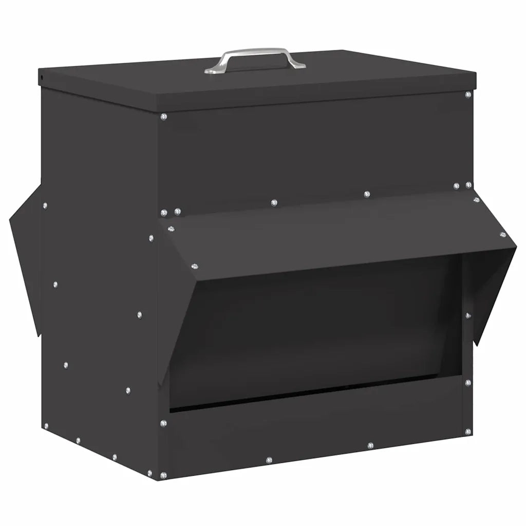 Feeder per pollo Nero 40,5 x 45 x 41 cm CFW7152758