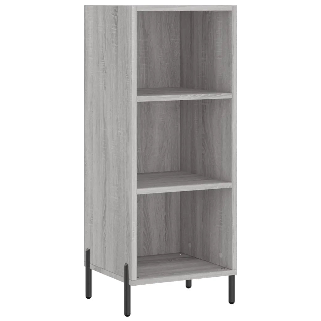 Credenza Grigio Sonoma 34,5x34x180 cm in Legno Multistrato 3199375