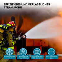 Tubo C antincendio multiuso Lancia antincendio a getto continuo vigili del fuoco