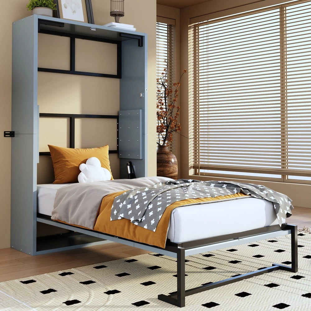 Letto a Ribalta Murphy ¨C Xylo ¨C Struttura Metallo e Legno 90x200
