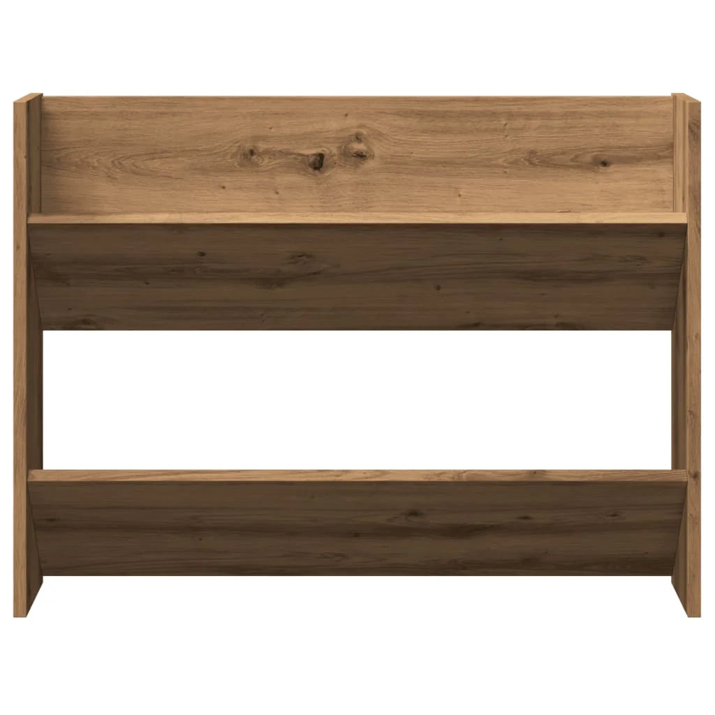 Scarpiera mobile contenitore per scarpe ingresso/corridoio/soggiorno montaggio a parete realizzata a mano legno ingegnerizzato marrone 02_0021905
