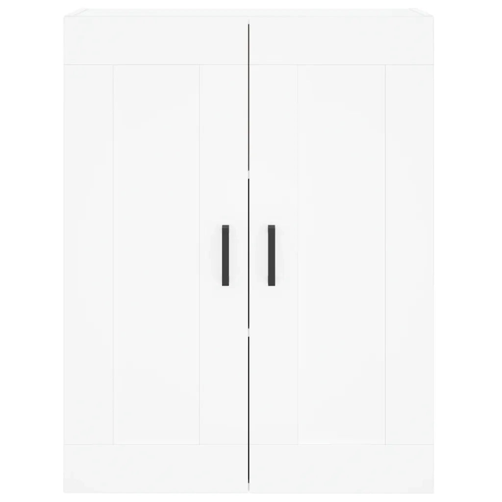 vidaXL Credenza Bianca 69,5x34x180 cm in Legno Multistrato