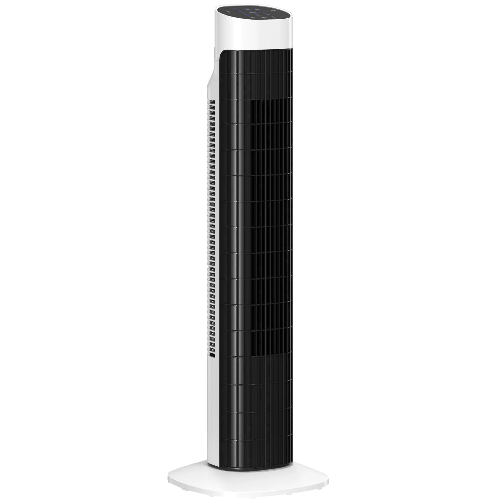 Ventilatore a Torre ¨C Zephmum ¨C Bianco e Nero 80 cm