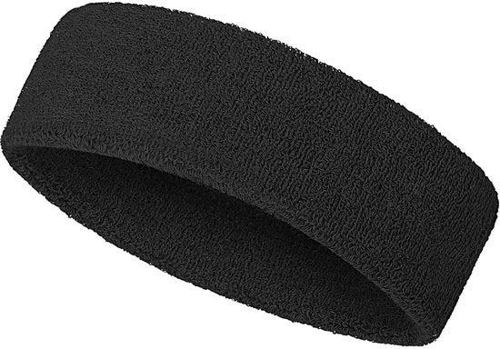 Cintura di asciugatura per capelli - Cintura per sport - Cintura di asciugatura in cotone - Cintura elastica - Cintura antiscivolo - Unisex - Cintura per asciugatura del sudore