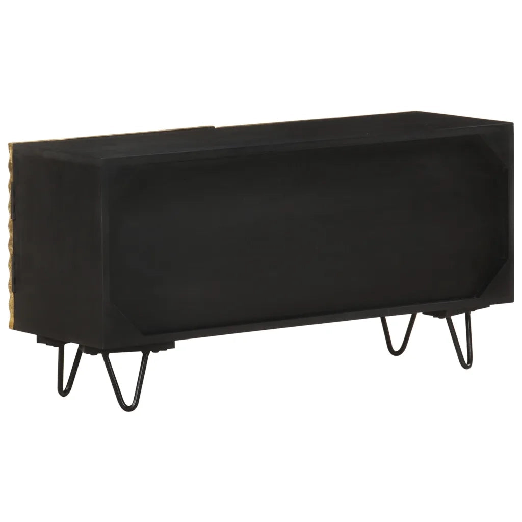 Mobile Porta TV 90x30x45 cm in Legno Massello di Mango 322681