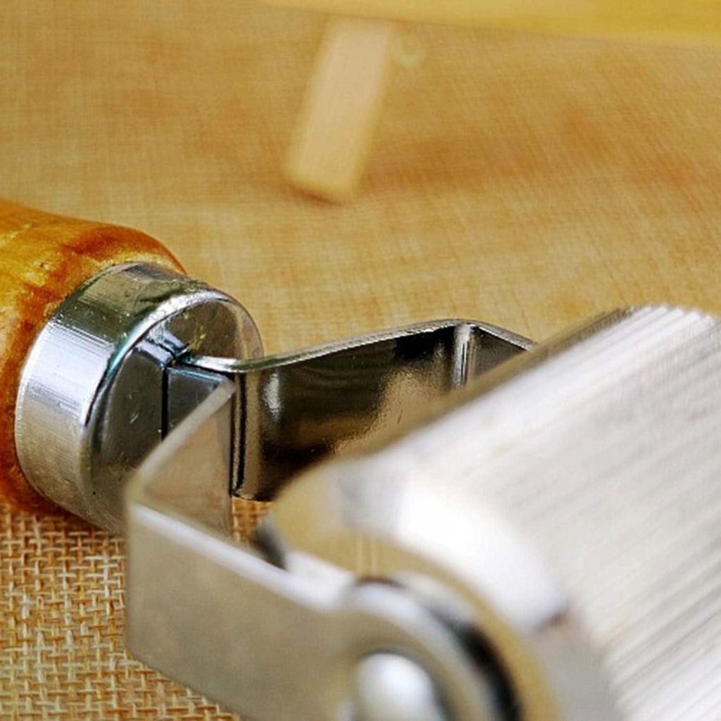 Rullo in Legno con Cuscinetto – Larghezza 40mm | Manico Ergonomico | Riparazione Pneumatici e Tubi, Applicazione Bitume