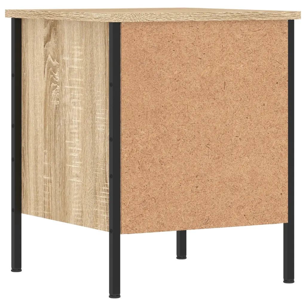 Comodino | Armadio da Notte | Mobiletto da notte Rovere Sonoma 40x42x50 cm in Legno Multistrato
