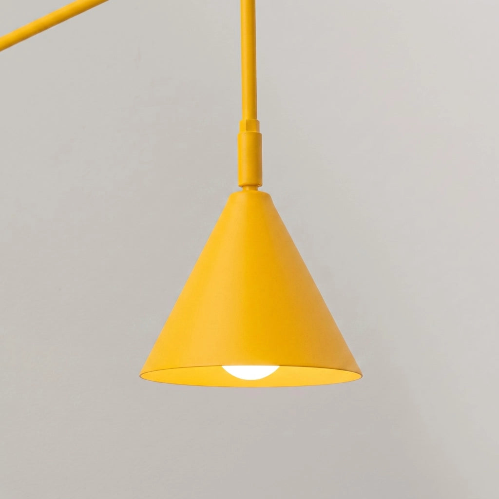 Applique NOX 1 giallo con interruttore