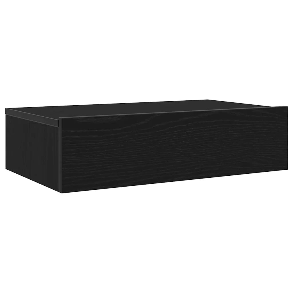 Mobili Porta TV con Luci a LED 2 pz Rovere Nero 60x35x15,5 cm 862033