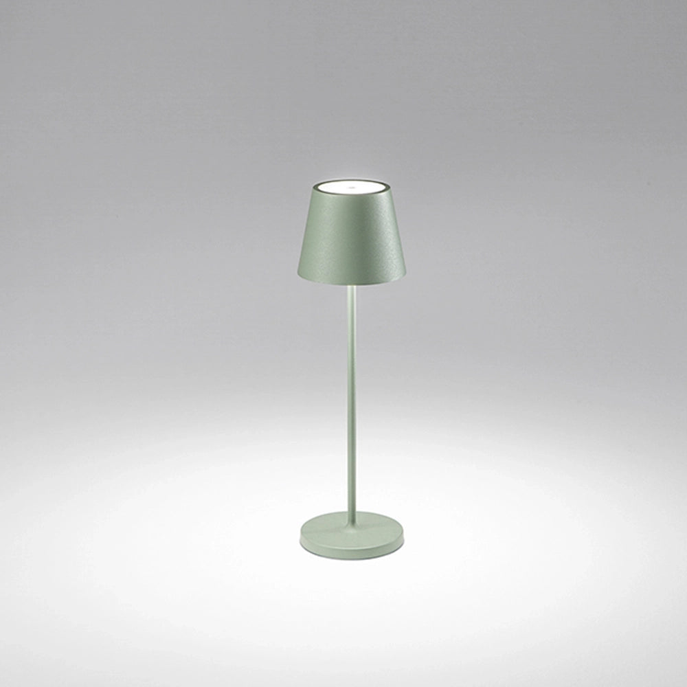 Lampada Tavolo Esterno Moderna Diva Alluminio Verde Led 2,5W 3000K