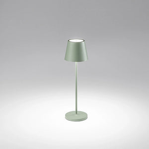 Lampada Tavolo Esterno Moderna Diva Alluminio Verde Led 2,5W 3000K
