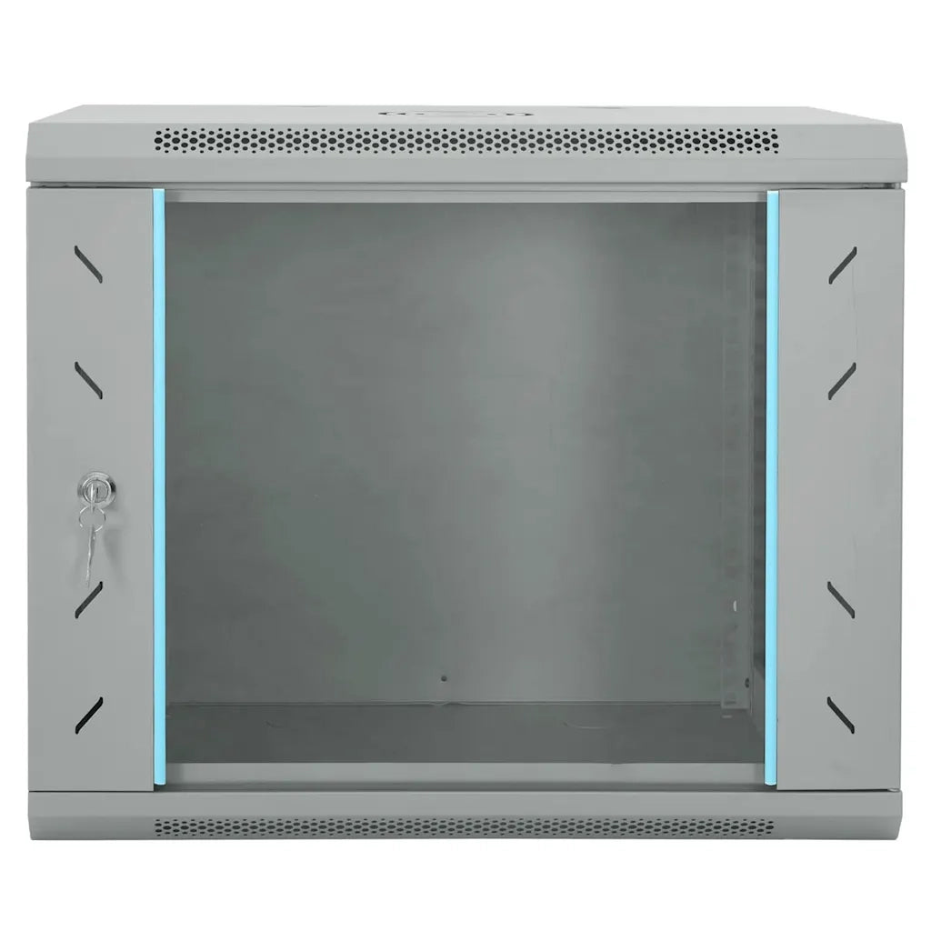 vidaXL Armadietto di rete Grigio 60 x 45 x 50 cm Acciaio
