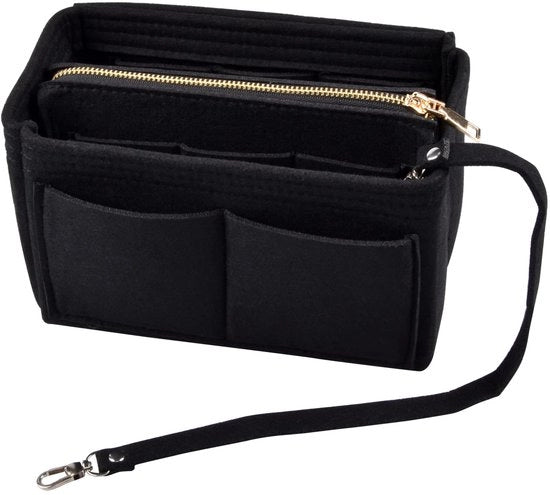 Organizzatore per Tasche da Donna, Borsa Tote, Accessorio per Tasca, con Tasche Rimovibile e Cinturino con Chiave