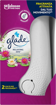 GLADE SENSE & SPRAY AUTOMATIC BASE + RICARICA 18 ML RELAXING ZEN