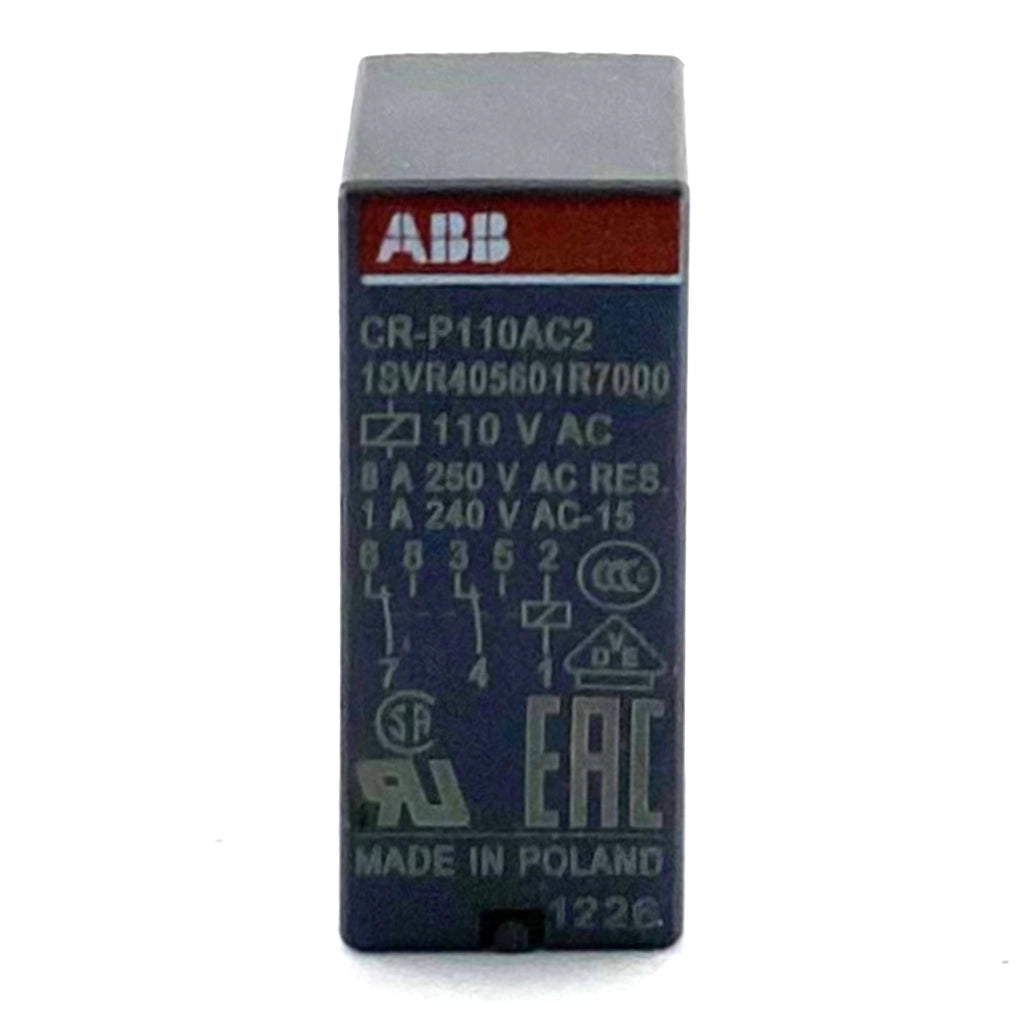 Relè deviatore 2 vie 110 vac Abb