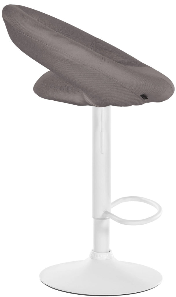 2er Set Barhocker Olinda Stoff weiЯ