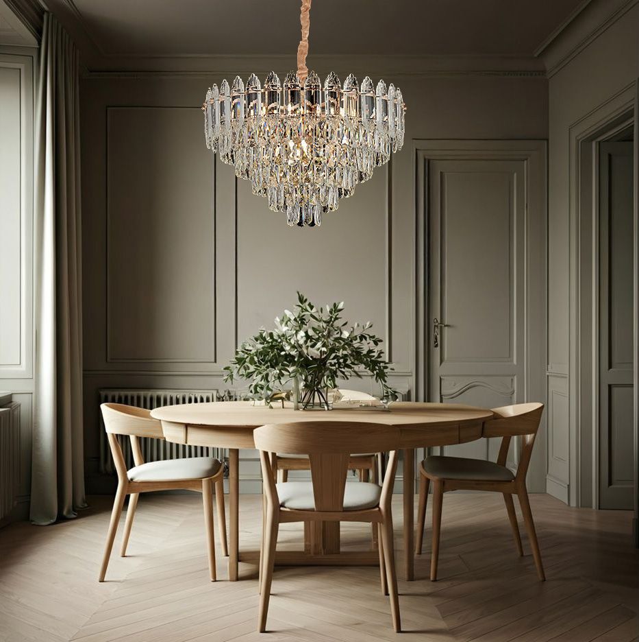 Lampada Cristal G057-cp 50cm Gold