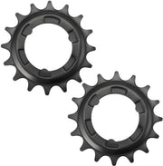 Cassetta a denti 2 pezzi - 16 denti - Diametro esterno 70mm - Diametro interno 34mm - Adatto per trasmissione a ingranaggi - Faccia in metallo resistente - Cassetta a denti per bicicletta