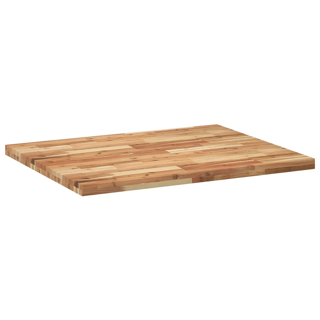 vidaXL Piano Scrivania a Olio 100x80x4 cm Legno Massello Acacia