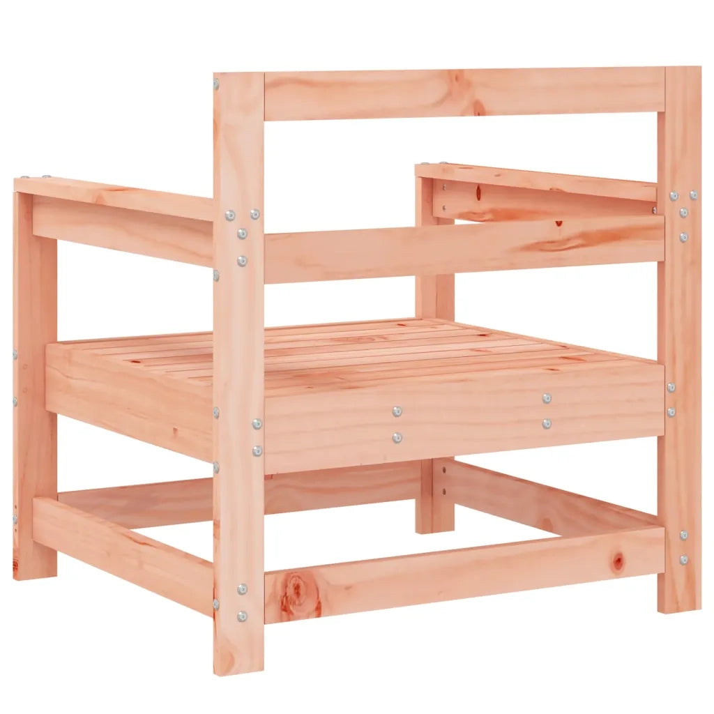 Sedia da patio-Sedie da Giardino 2 pz in Legno Massello di Douglas 703074