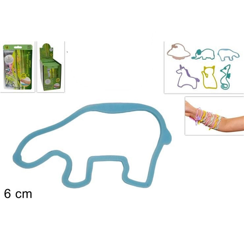 Trade Shop - Set 24pz Da 12 Braccialetti Animaletti Profumati Citronella Repellente Antizanzare 639658a -