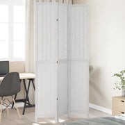 Divisorio Ambienti | Divider per stanze | Paravento 3Pannelli Bianco Legno Massello di Paulownia