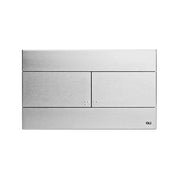 Placca di comando Oli Slim Dual satinato 25,5 cm in ABS con doppio scarico