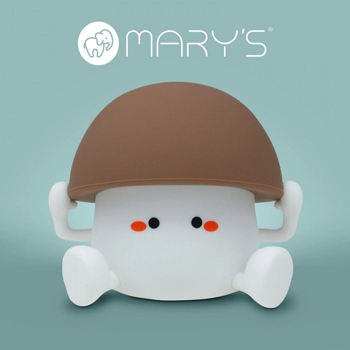 Lampada notte bimbi LED fungo bruno/bianco 2W Mary’s