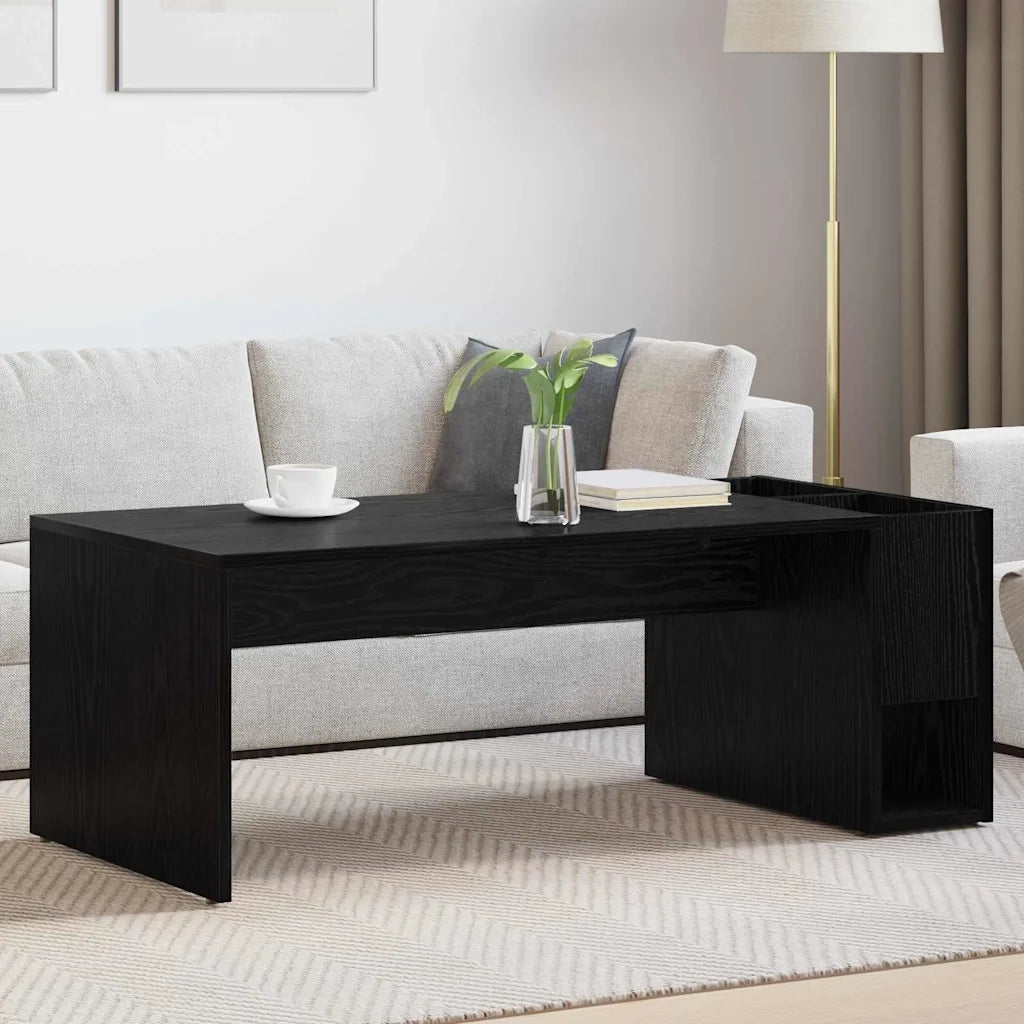 Tavolino da salotto Rovere Nero 101,5 x 50 x 37 cm 891193