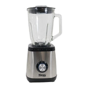 Trade Shop - Frullatore 2 Velocita'+pulse 350 W Acciaio Con Caraffa In Vetro Frullati Frutta -