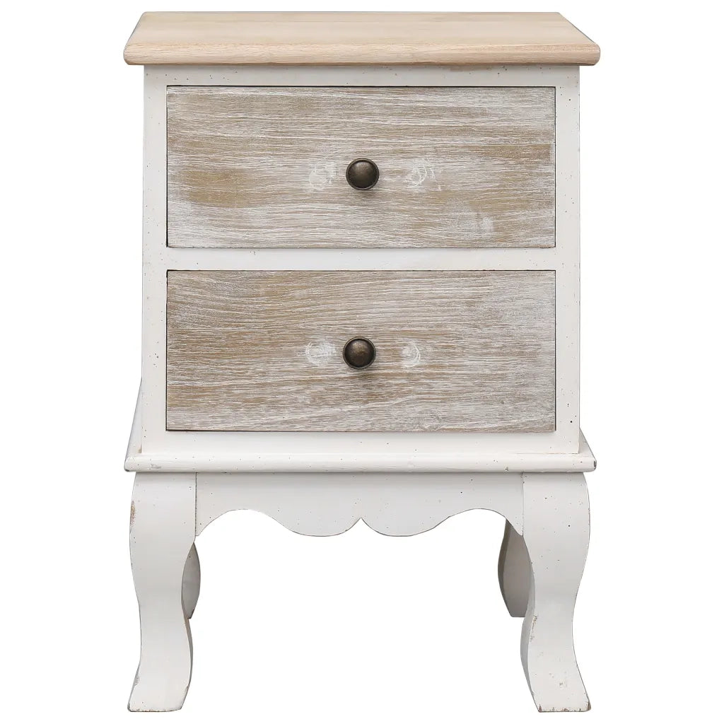 Comodino 35x30x50 cm in Legno di Paulownia  cod mxl 30418