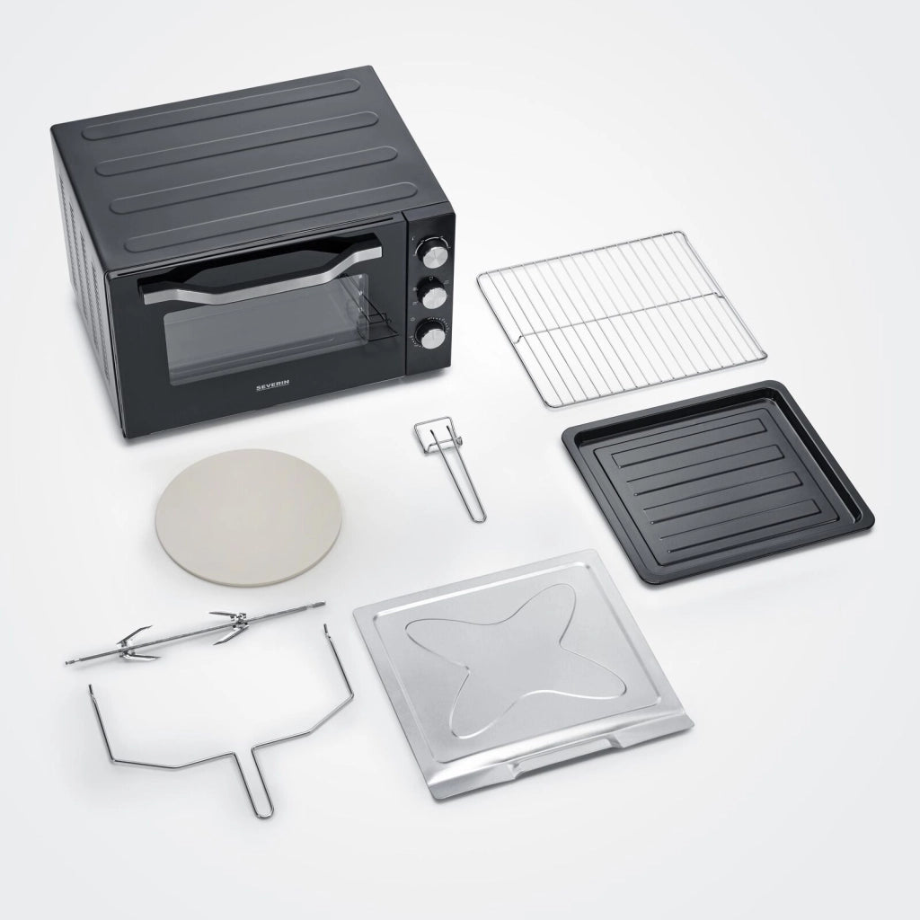 Severin TO 2073 XXL fornetto con tostapane 60 L 2200 W Nero Grill