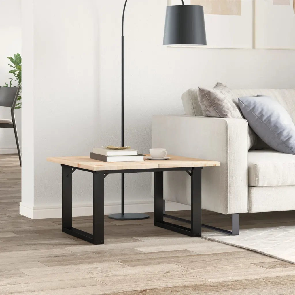 Telaio Gambe a O per Tavolino da Salotto 60x50x38 cm in Acciaio 357871
