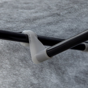 Armadio Guardaroba da Campeggio 125x43x162,5 cm con Cassetti e Ante Avvolgibili con Zip Grigio Scuro