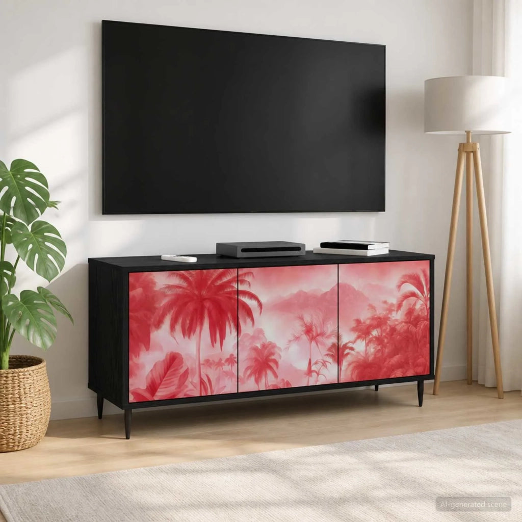 Mobile TV AACHEN 102 x 33 x 51 cm Rovere Nero 8007106